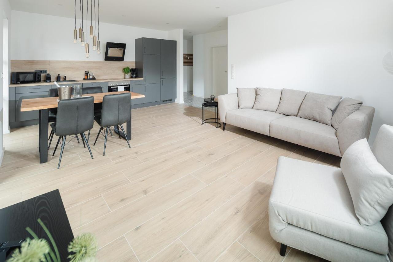 Kuesten Suite Sued - Seitliche Wasserlage, Terrasse, 70Qm Greetsiel Dış mekan fotoğraf